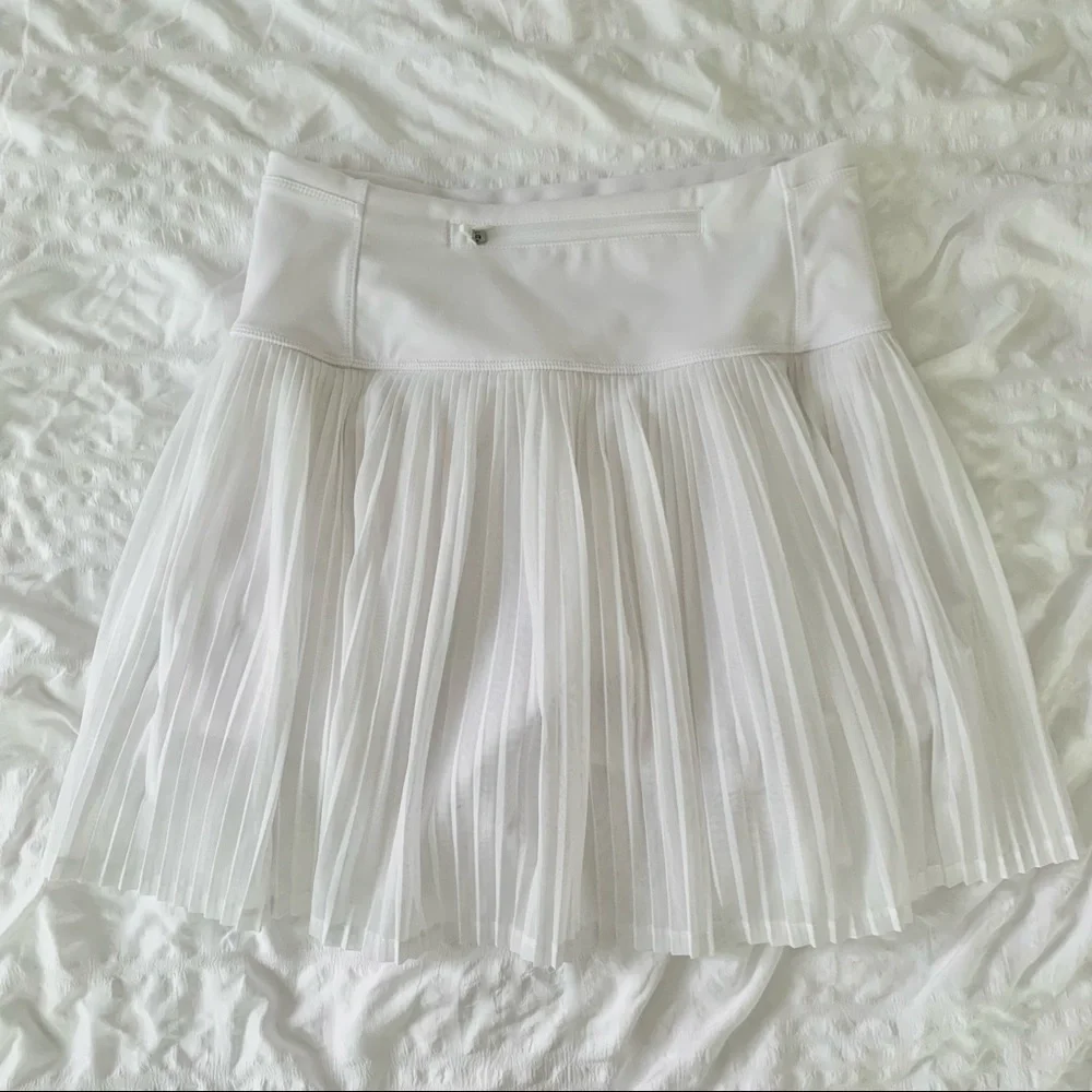 New Ibkul White Tennis Skirt Skort UPF 50 - Picture 2 of 8